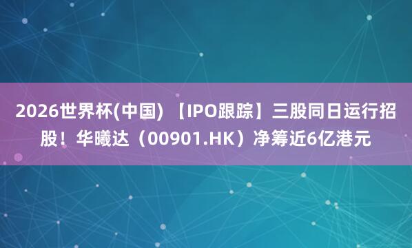 2026世界杯(中国) 【IPO跟踪】三股同日运行招股!华曦达(00901.HK)净筹近6亿港元