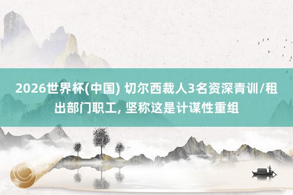 2026世界杯(中国) 切尔西裁人3名资深青训/租出部门职工， 坚称这是计谋性重组