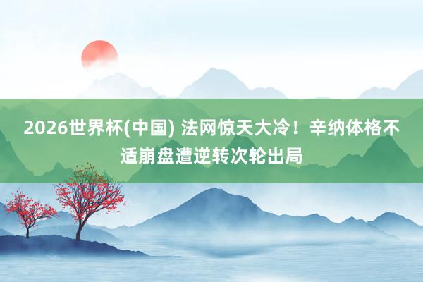 2026世界杯(中国) 法网惊天大冷!辛纳体格不适崩盘遭逆转次轮出局